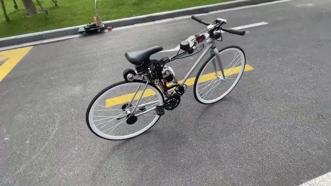 A bike "Tesla by a Huawei engineer".