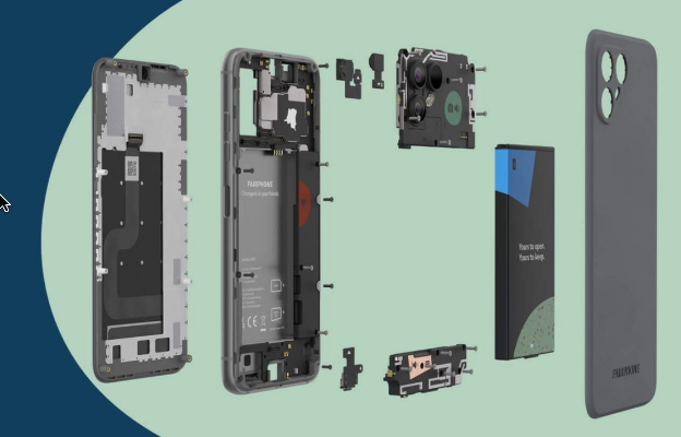 The world's repairable phone
Fairphone 4 take 100% from iFixit.